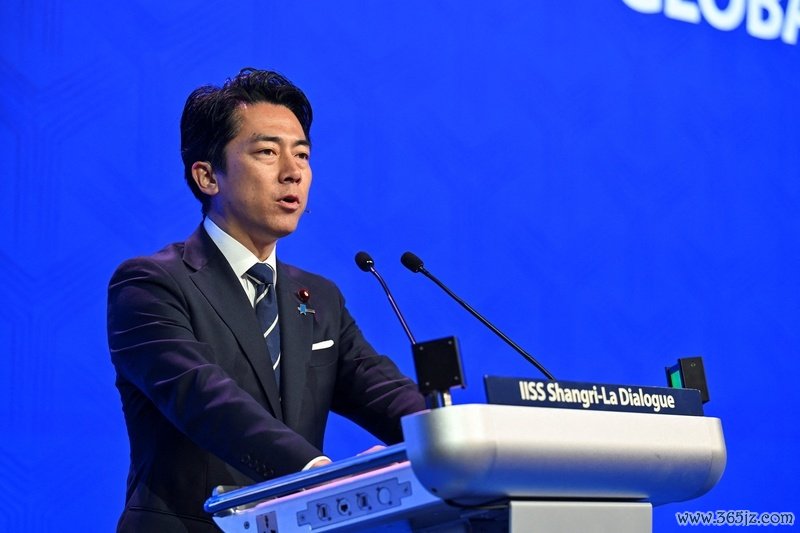 5月31日,日本介怀大臣小泉进次郎在香格里拉对话会上发言 IC photo